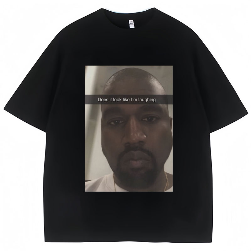 Vintage Fashion Look - Camiseta con meme divertido de Kanye