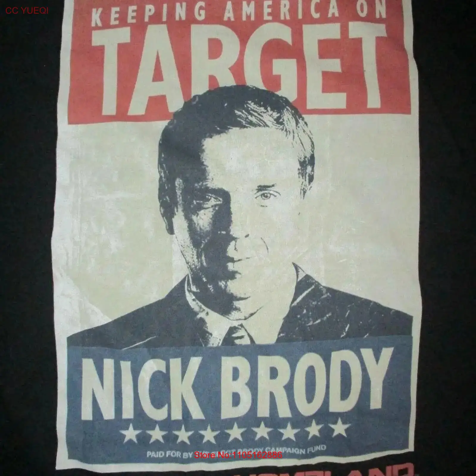 Vintage Fashion Campaigns - Camiseta HOMELAND NICK BRODY, póster de