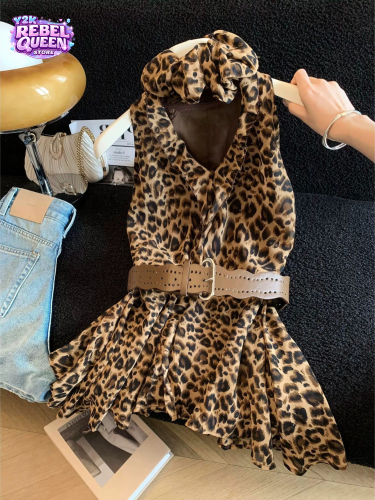 Vintage Fashion Look - Blusa Y2K Vintage Francesa con Estampado