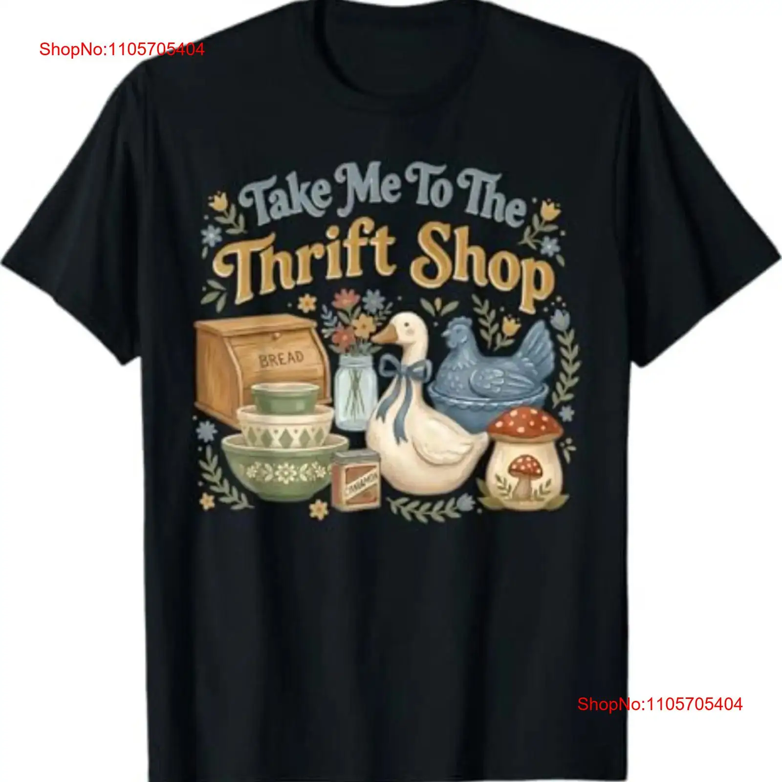 Thrift Vintage Fashion Usa - Camiseta con estética vintage Cottagecore de