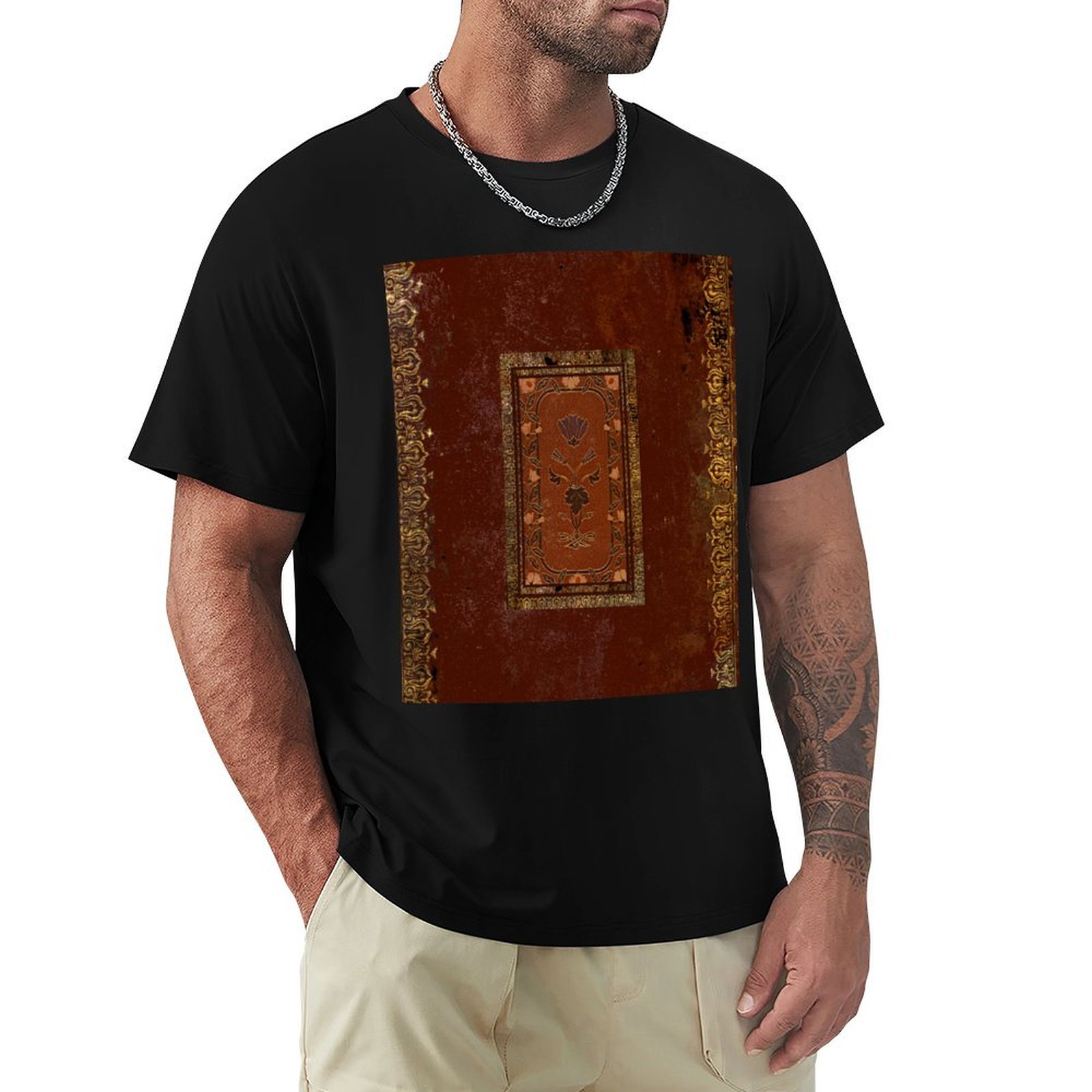 Vintage Fashion Look - Camiseta con diseño de cubierta de