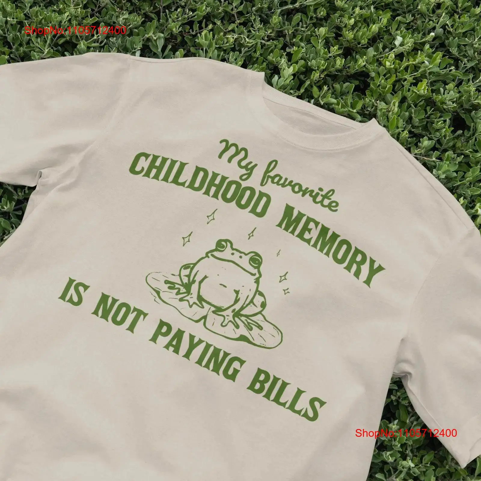 Quirky Vintage Fashion - Camiseta divertida con diseño de rana,