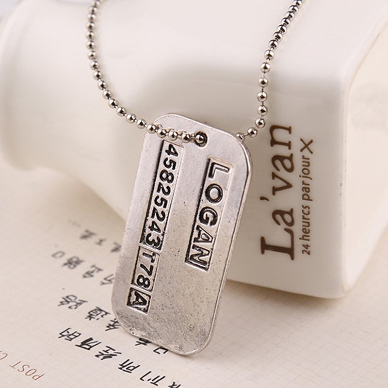 Vintage Fashion Tags - Collar con colgante de Etiqueta de