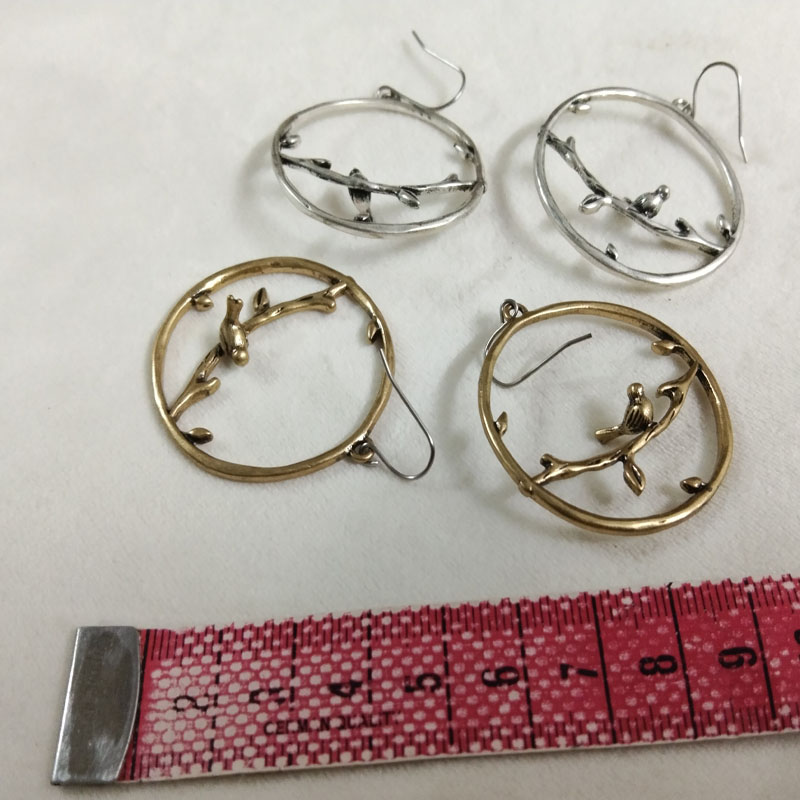 Pendientes colgantes de pájaro - Vintage Fashion Look reseña y precio