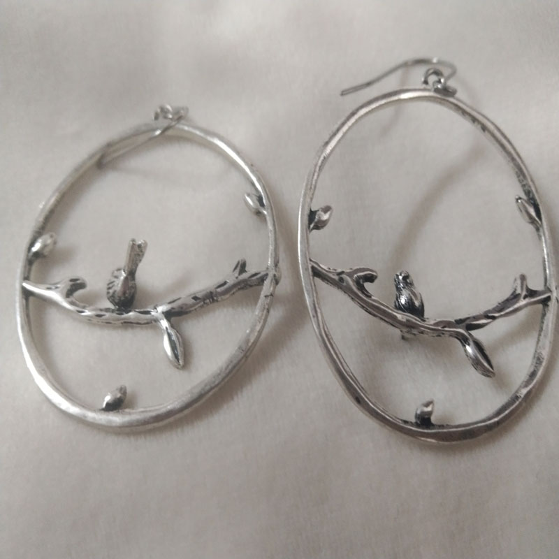 Pendientes colgantes de pájaro - Vintage Fashion Look reseña y precio
