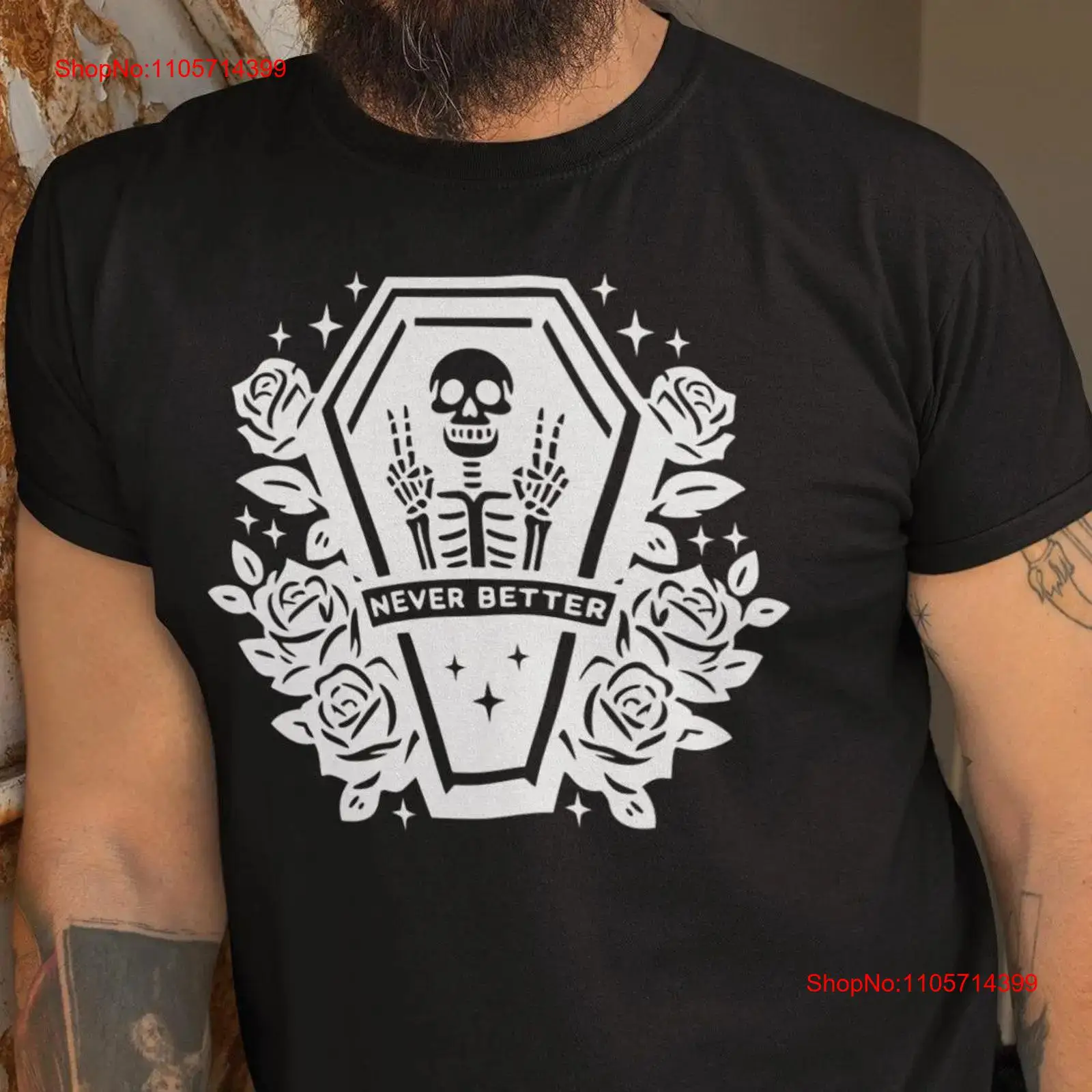 Camiseta Never Better con dise - Quirky Vintage Fashion reseña y precio