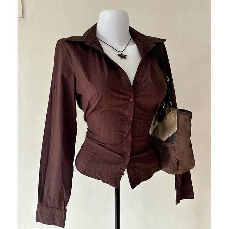 NOVEDAD DE VERANO 2025, camisa - Vintage Fashion Korea reseña y precio