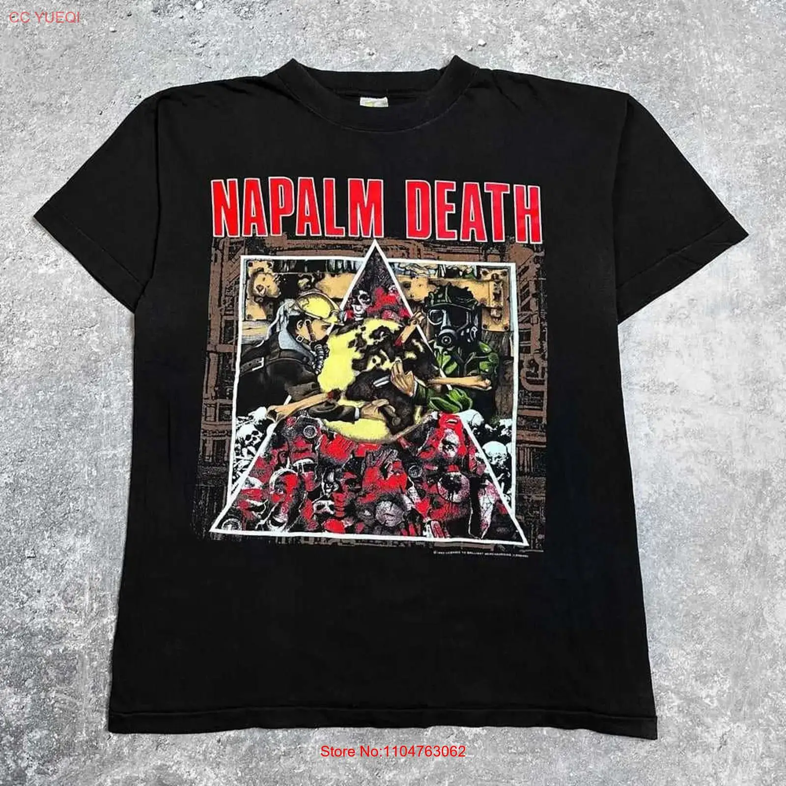 Camiseta Napalm Death 1992 Cam - Vintage Fashion Campaigns reseña y precio