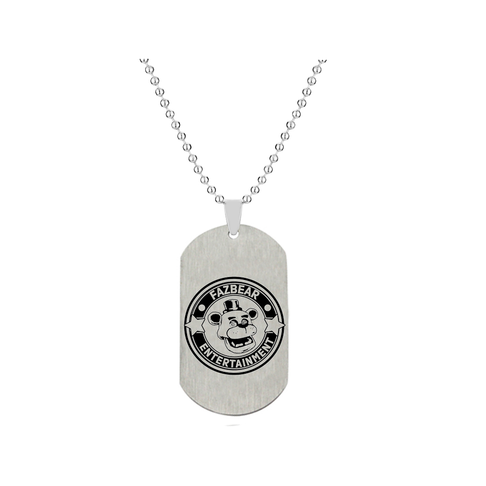 Collar de acero inoxidable con - Vintage Fashion Tags reseña y precio