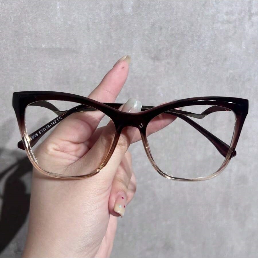 Gafas lisas a la moda para muj - Vintage Fashion Look reseña y precio