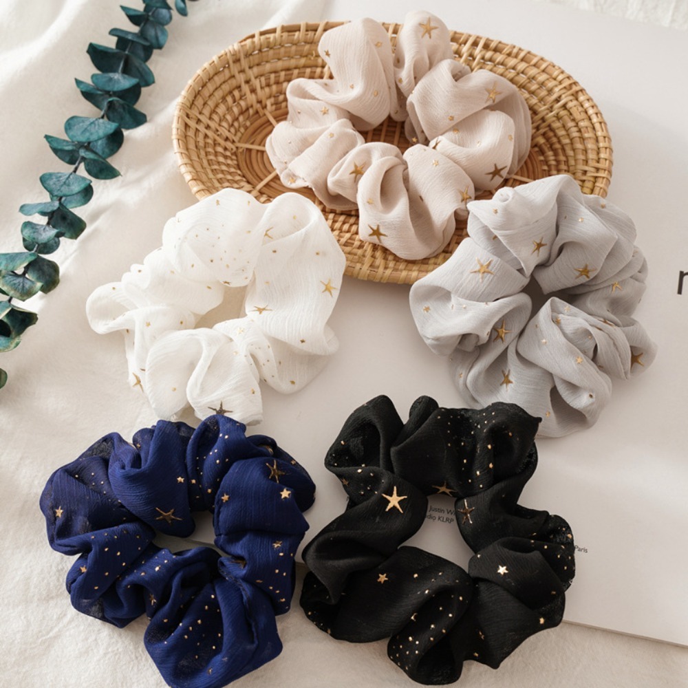 1/5 Uds. Scrunchie estampado e - Vintage Fashion Look reseña y precio